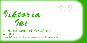 viktoria ipi business card